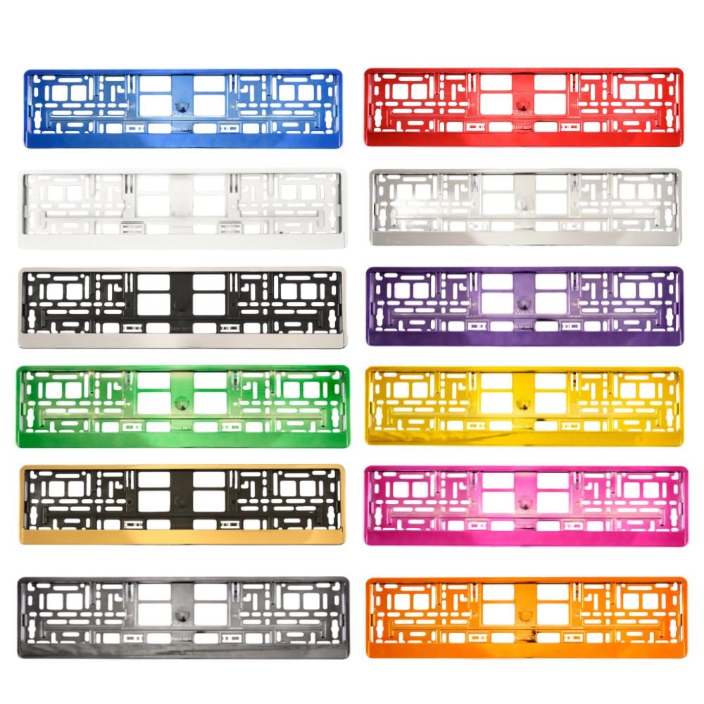 Glossy Licence Plate Frames