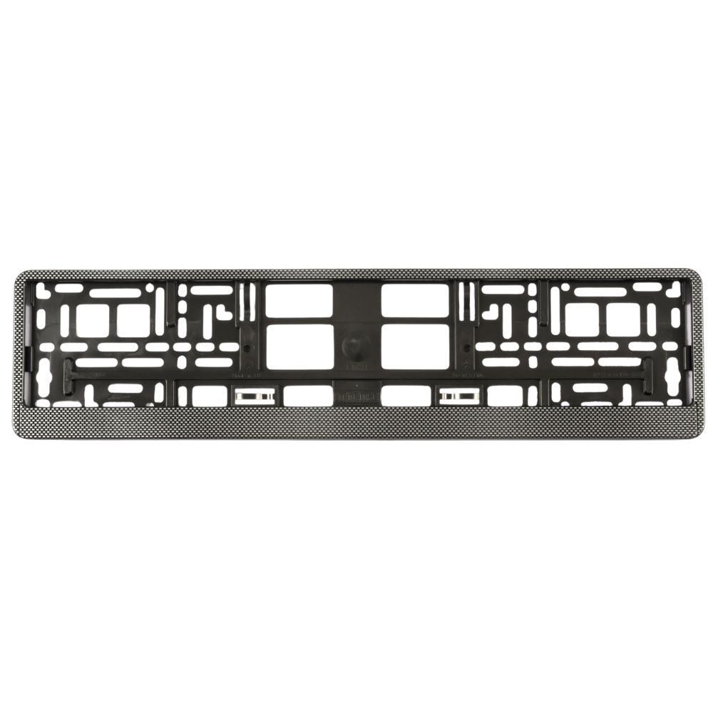 Carbon Look Plate Frames