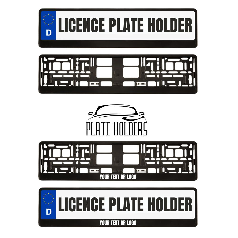 Glossy Licence Plate Frames